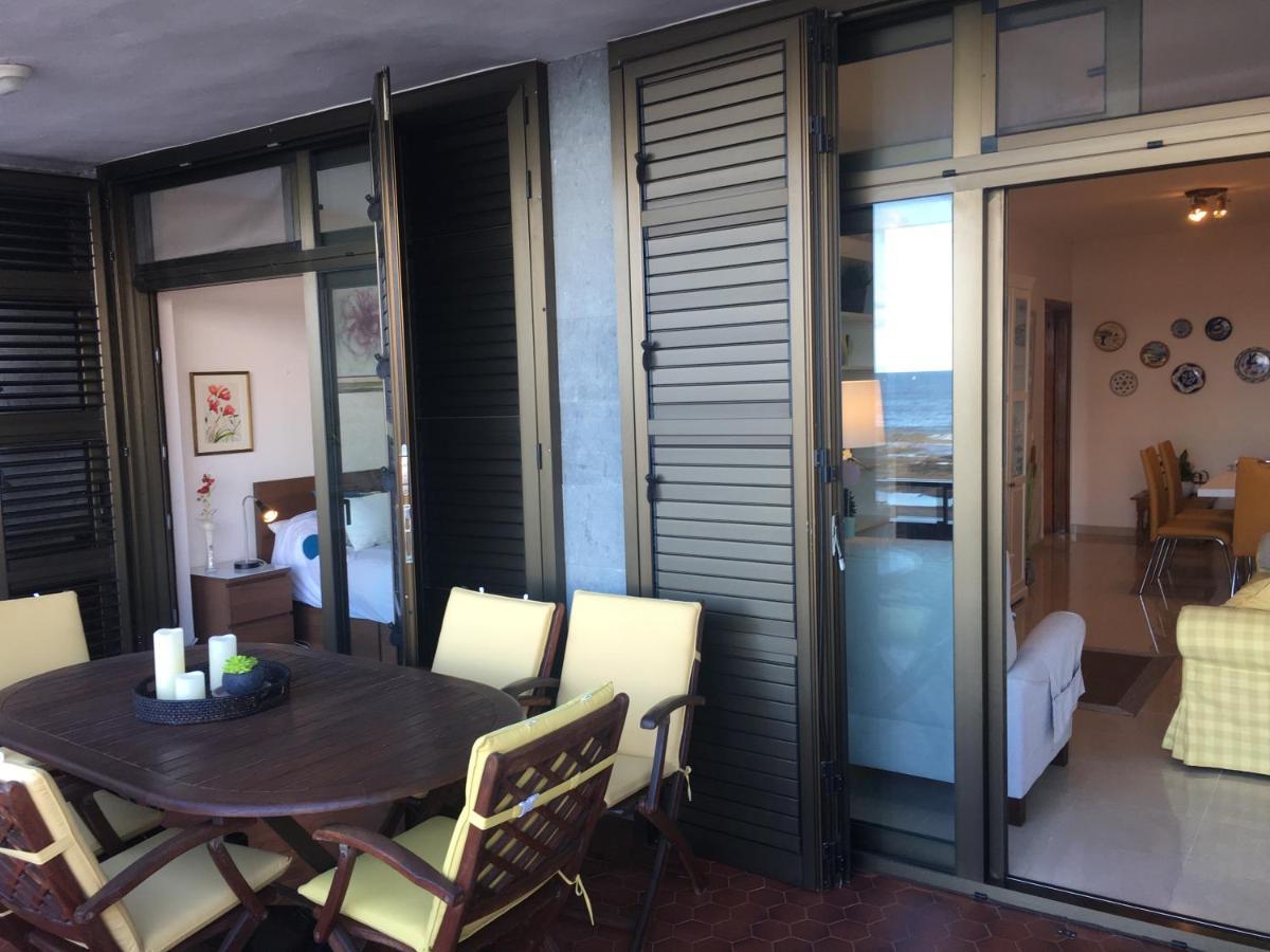 Front Line Beach With Fantastic Terrace. 텔데 외부 사진