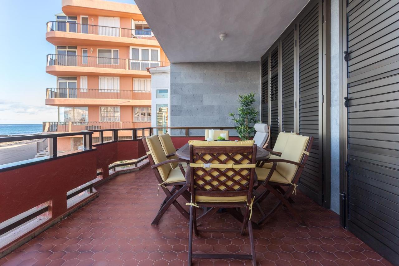 Front Line Beach With Fantastic Terrace. 텔데 외부 사진