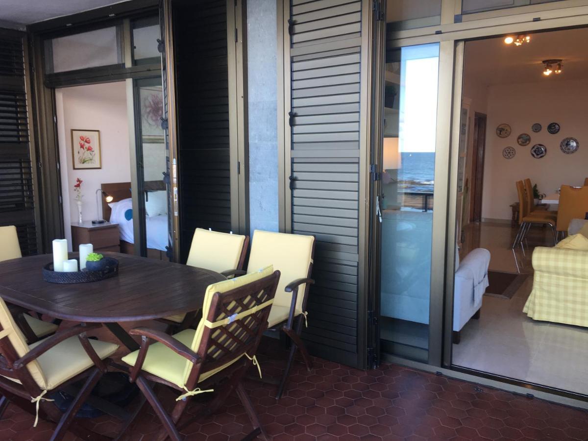 Front Line Beach With Fantastic Terrace. 텔데 외부 사진